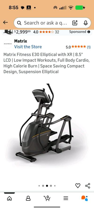 Matrix E30 Elliptical Machine - Thumbnail 4