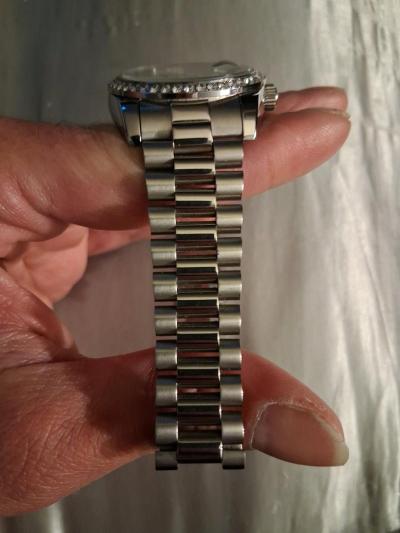 Rainbow Presidential Day Date Mens Watch - Thumbnail 2