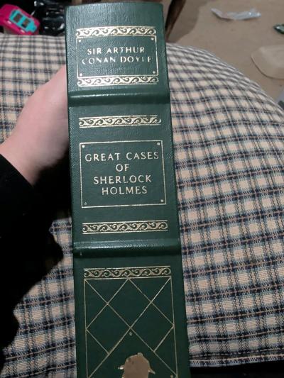 Great Cases of Sherlock Holmes Franklin Library of Mystery M - Thumbnail 2