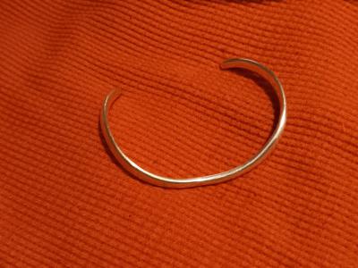 925 silver cuff bracelet - Thumbnail 2