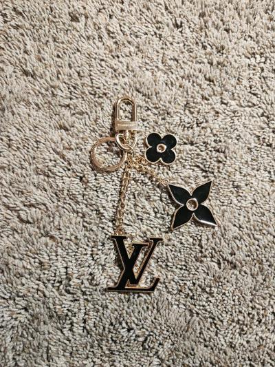 Louis vuitton womens pink gold Keychain charms