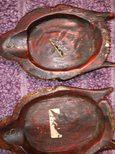 wood Buddha masks - Thumbnail 3