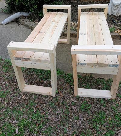 2 stool type Benches - Thumbnail 2