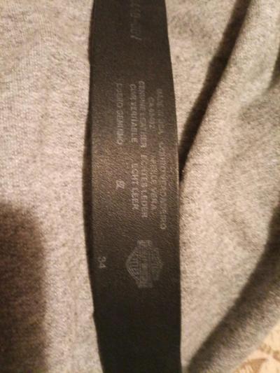 mens Harley Davidson embroidered belt - Thumbnail 2