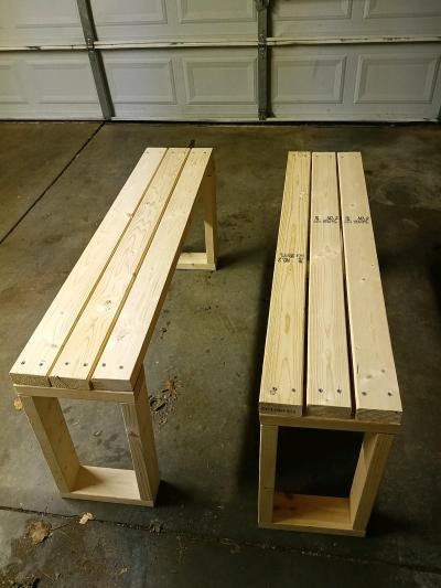 Benches Big sold wood - Thumbnail 4
