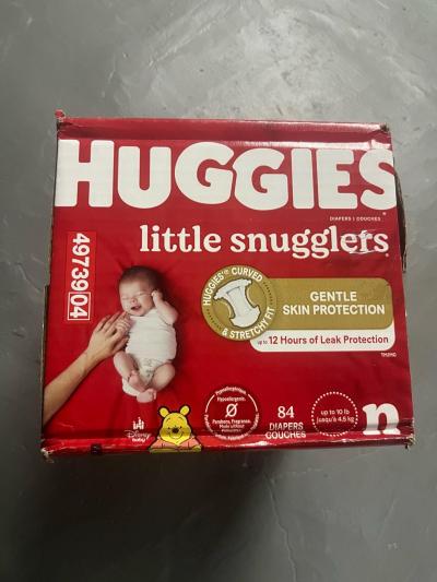 Huggies Diapers Newborn n Size 84 Count Unopened  see detail - Thumbnail 2