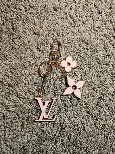 Louis Vuitton Pink Gold Keychain Charms