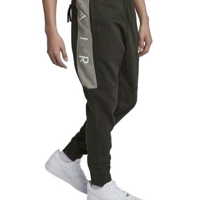 Nike Air Mens Green Fleece Tracksuit - Thumbnail 4