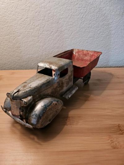Vintage Pressed Steel Toy Dump Truck - Temple, Texas