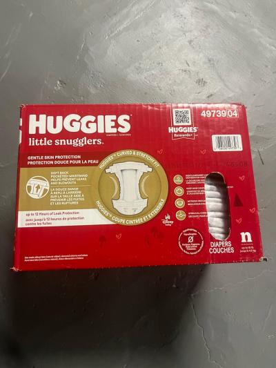 Huggies Diapers Newborn n Size 84 Count Unopened  see detail - Thumbnail 4