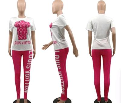 Color Pink  Womens Twopiece set - Thumbnail 2