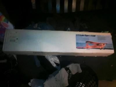 balsa USA quarter scale Piper j3 Cub model aircraft - Thumbnail 2