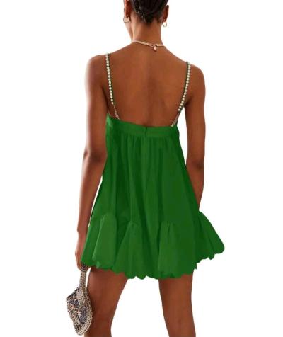 Womens Solid Color Green - Thumbnail 2