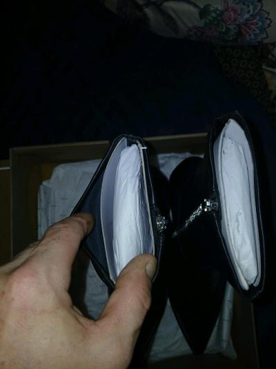 leather dress boots black - Thumbnail 3