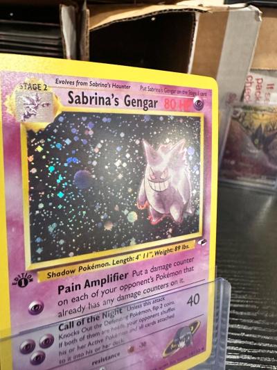 Pokemon Sabrinas Gengar 1st Edition Gym Heroes - Thumbnail 2