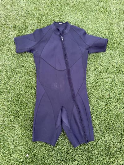 EVO 3mm Wetsuit Top Black Neoprene Surf Dive - Thumbnail 2