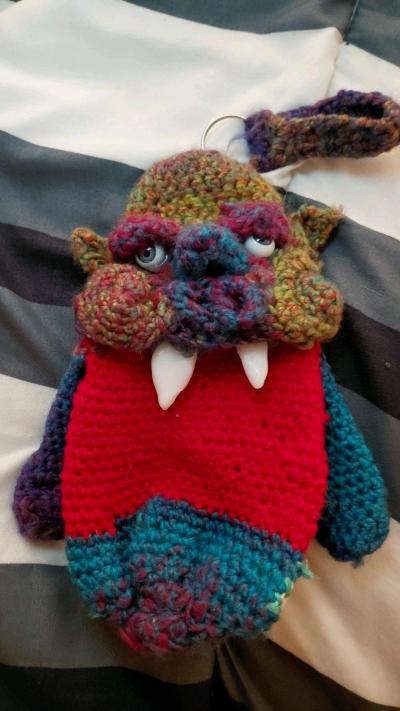 Handmade Pocket Troll Keychain  Mini Troll Pouch - King City, California