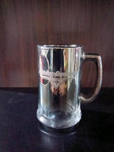 Harley Davidson glass mug - El Paso, Texas