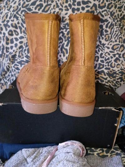 brown suede ankle boots - Thumbnail 3