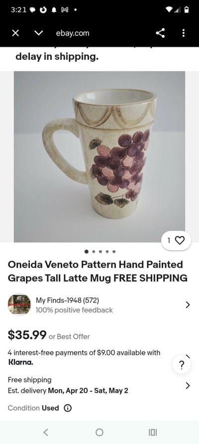 oneida VENETO dishwasher and microwave safe - Thumbnail 5