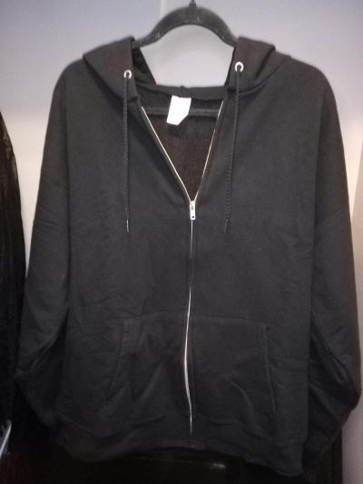Hanes Zip Up Hoodie Large Slight Wear - Thumbnail 1