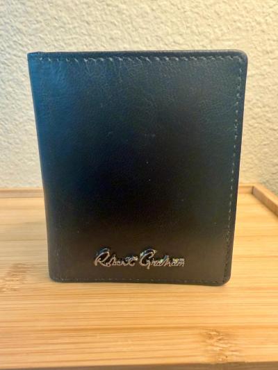 Robert Graham Mens Leather RFID Card Case Wallet Black - Thumbnail 5