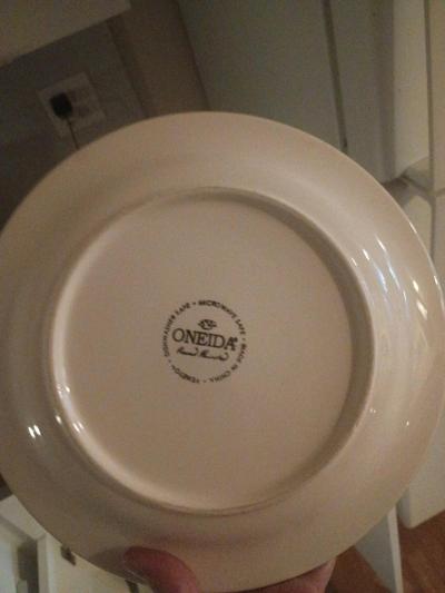 oneida VENETO dishwasher and microwave safe