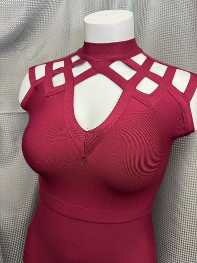 New size extra large burgundy sexy - Thumbnail 2