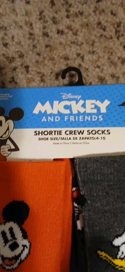 Disney mickey mouse and friends socks - Thumbnail 4