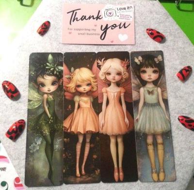 Floral Fairy Handmade Bookmarks Elf  Wonderland Fantasy Book
