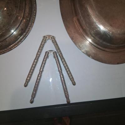 Gleaming Vintage Silverplate Entertaining Bundle  Poole Old - Thumbnail 11