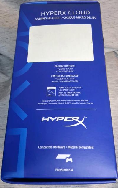 Playstation HyperX Cloud Gaming Headset with detachable mic - Thumbnail 4