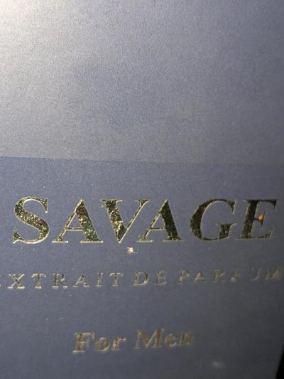 savage extrait de parfum