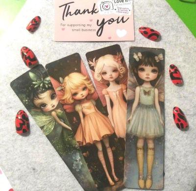 Floral Fairy Handmade Bookmarks Elf  Wonderland Fantasy Book - Thumbnail 3
