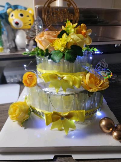 two layers money cake display holder - Thumbnail 11