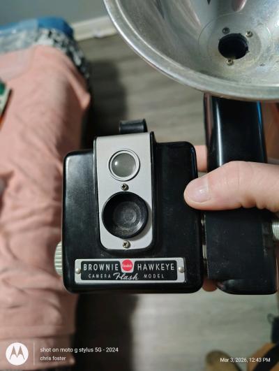 1950 kodak hawkeye camera box included all there - Thumbnail 3