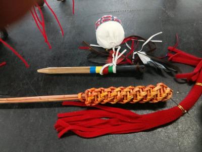 Timeless American Indian Thunderhawk 26inch porcelain doll - Thumbnail 5