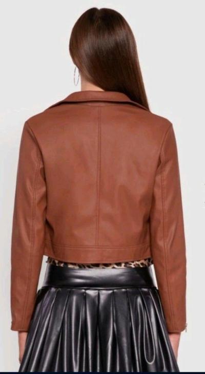 women leather jacket - Thumbnail 3
