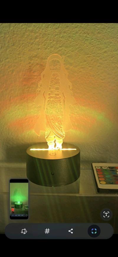 Nezuko illusion lamp - Thumbnail 3