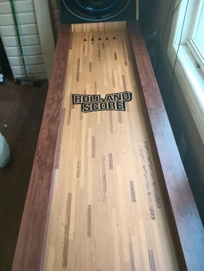 9ft Roll and score game with led lights and electric scorer - Thumbnail 6