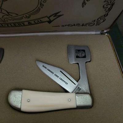 George washington Mini Cherry tree choppers knife set - Thumbnail 4