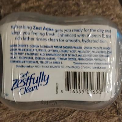 Zest Aqua Hydrating Moisturizing Deodorant Soap Aqua Scent T - Thumbnail 2
