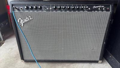 guitar amp fender champion 100 combo amp with pedal and ds1 - Thumbnail 6