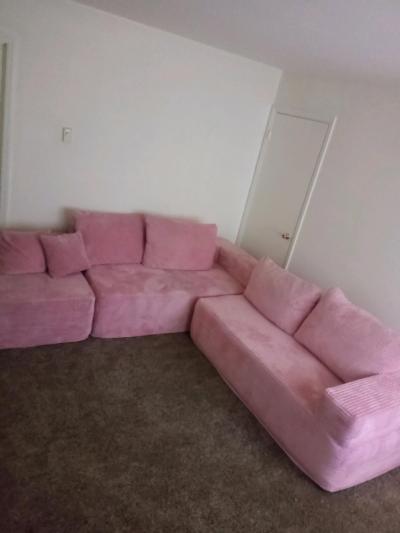 pink cloud sectional - Thumbnail 7