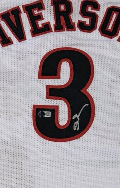 autographed allen iverson jersey - Thumbnail 3