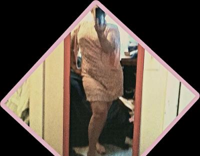 pink chiffon and lace dress - Thumbnail 2