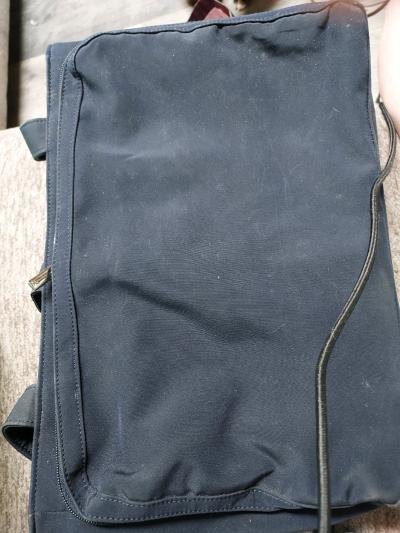 Calvin Klein Black Mens Messenger Bag Zip Closure Shoulder S - Thumbnail 2