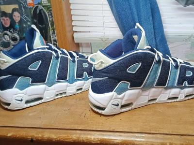 Mens Nike Air more up tempo denim obsidian size 13 - Thumbnail 4