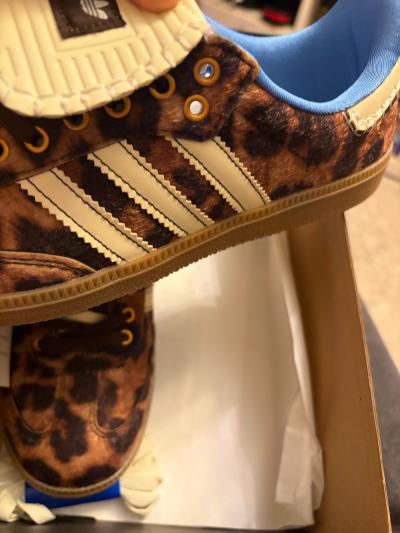 Adidas wales Bonner leopard print samba sneakers - Thumbnail 6