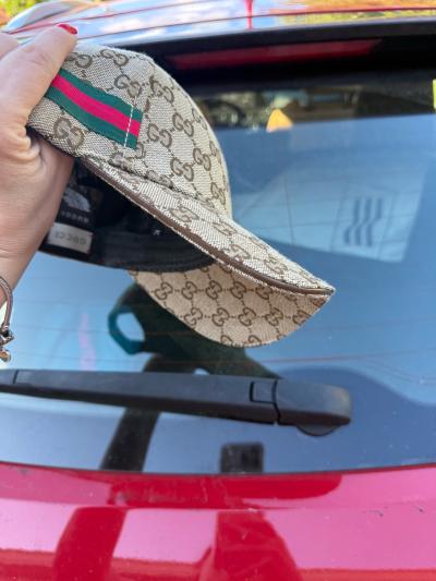 Gucci hat Gucci cap gorra Gucci brown hat - Thumbnail 4